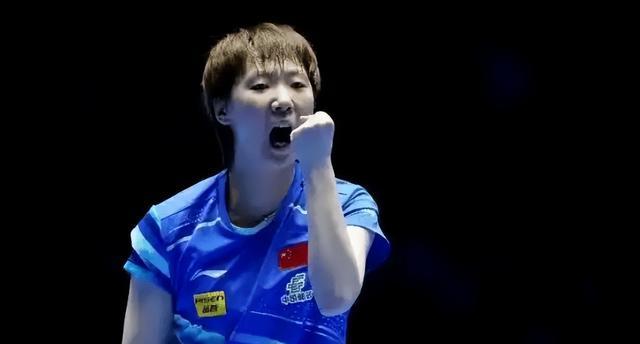 荷兰女子乒乓球选手激情夺冠